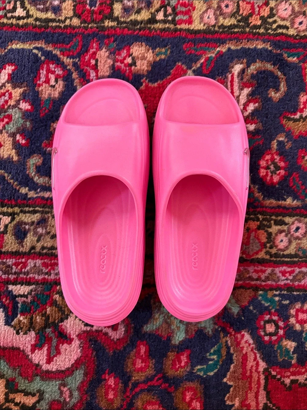 Nike Women's Pink Slide Sandals - Picture 1 of 3